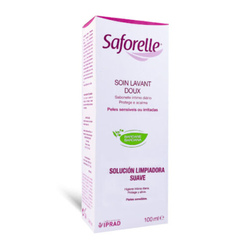 SAFORELLE SOLUCION LIMPIADORA SUAVE X 100 ML