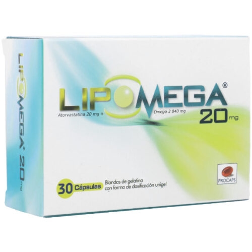 LIPOMEGA 20 X 30 CAPSULAS