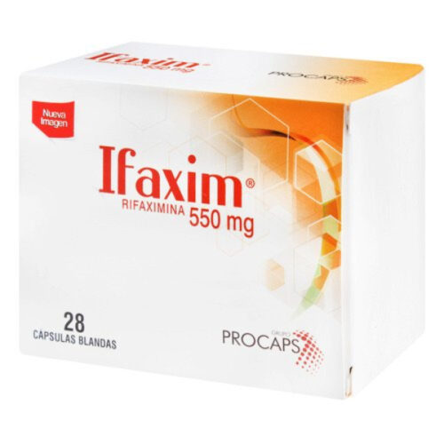 IFAXIM 550 MG X 28 CÁPSULAS