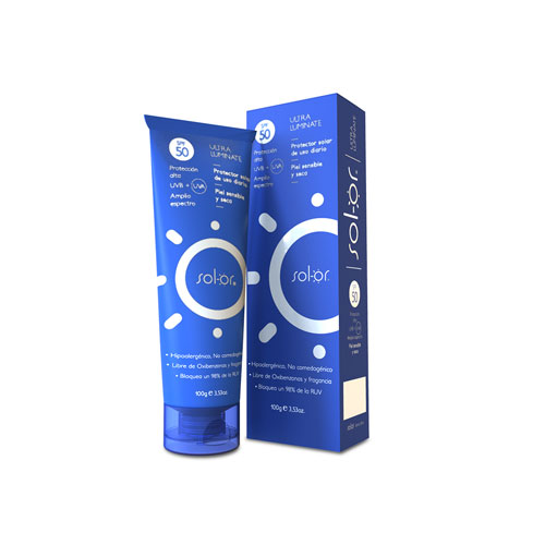 SOLOR ULTRA LUMINATE FPS 50 CREMA GEL X 100 GR