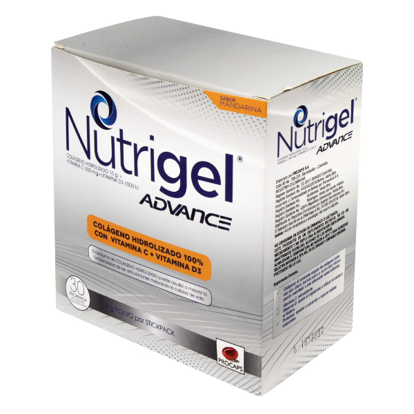 NUTRIGEL ADVANCE MANDARINA X 30 SOB