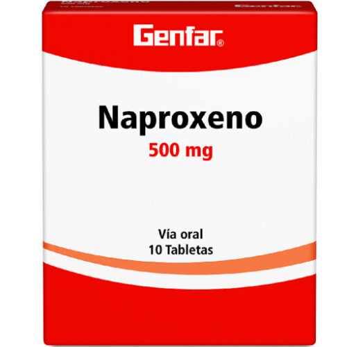 NAPROXENO 500 MG X 10 TABLETAS