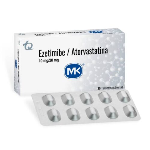 EZETIMIBE/ATORVASTATINA 10 MG/20 MG X 30 TAB
