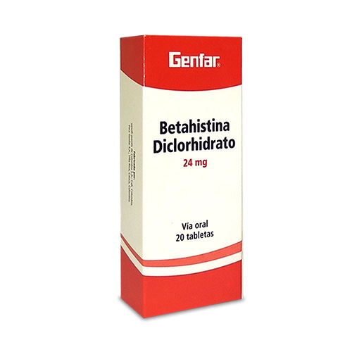 BETAHISTINA 24 MG X 20 TAB
