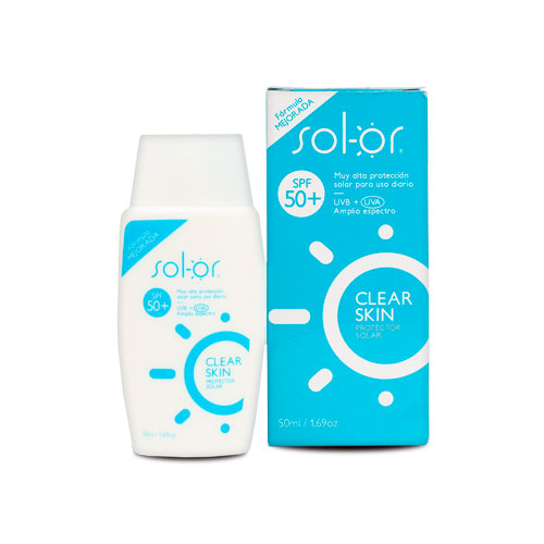 SOLOR CLEAR SKIN SOF 50+ PROTECTOR SOLAR X 50 ML