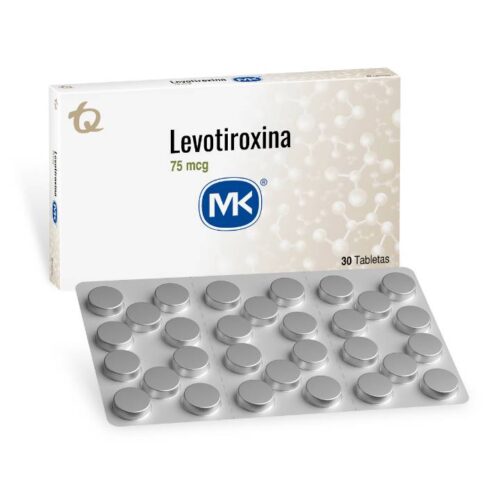 LEVOTIROXINA 75 MG X 30 TABLETAS