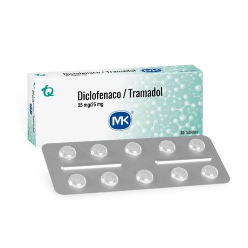 DICLOFENACO + TRAMADOL  25MG/25MG X  20 TAB