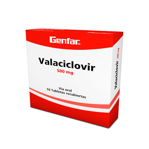 VALACICLOVIR 500 MG X 10 TAB