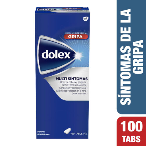 DOLEX GRIPA 500 MG X 100 TABLETAS