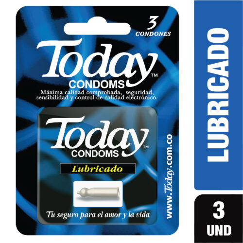 TODAY LUBRICADO X 3 UNID