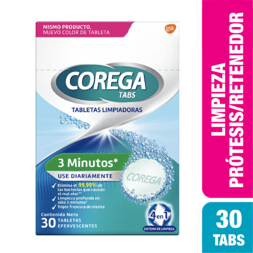 COREGA TABS X 30 TAB EFERVECENTE