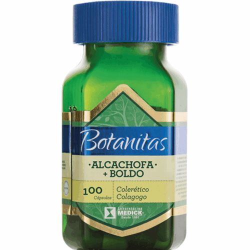 ALCACHOFA + BOLBO X 100 CAP