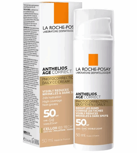 ANTHELIOS AGE CORRECTOR GEL SPF 50 SIN COLOR X 50 ML .