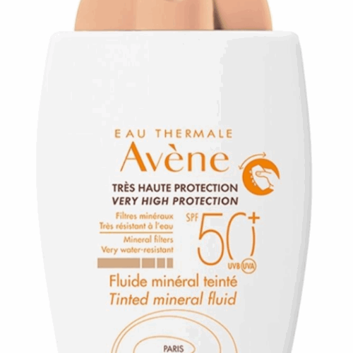 AVENE SOLAR FLUIDO MINERAL CON COLOR SPF 50+ X