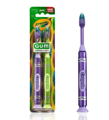 GUM CEPILLO NIÑOS 3+ CRAYOLA 2X1 UNI
