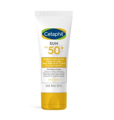 CETAPHIL SUN FPS50+ PROTEC SOLAR GEL  COLOR X 50  ML