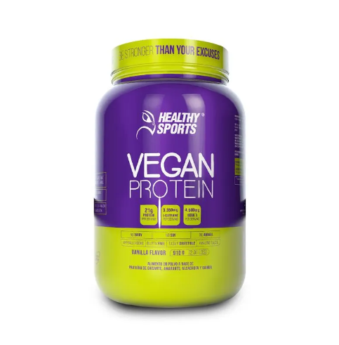 VEGAN PROTEIN  X 910 GR (HEALTHY SPORTS)  MORADO