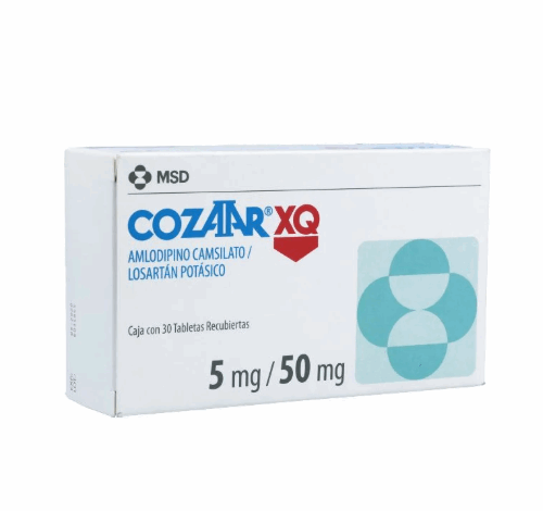COZAAR XQ 5/50 MG X 30 TABLETAS REC