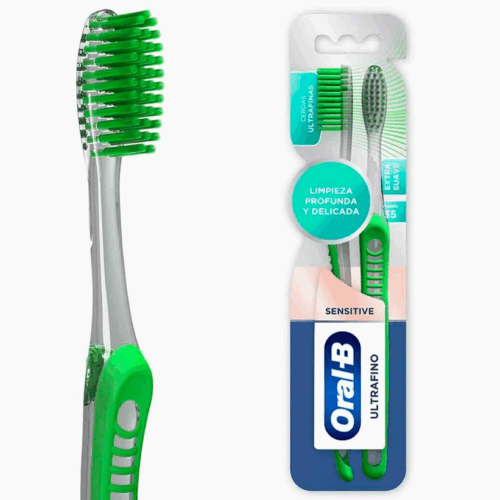 CEPILLO ORAL B  ULTRAFINO 2X1