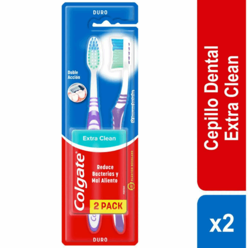 CEPILLO COLGATE EXTRA CLEAN DURO X 2 UND