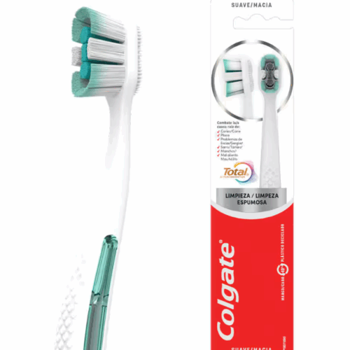 CEPILLO COLGATE SUAVE LIMPIEZA ESPUMOSA X 2 UND