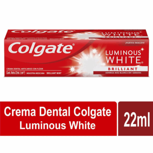 COLGATE LUMINOUS WHITE X 22 ML