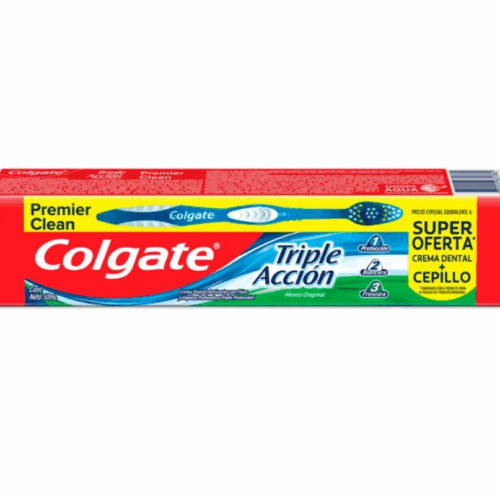 COLGATE TRIPLE ACCION + CEPILLO X 50 ML
