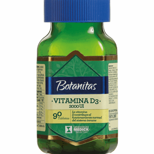 VITAMINA D3 2000 UI X 90 TABLETAS