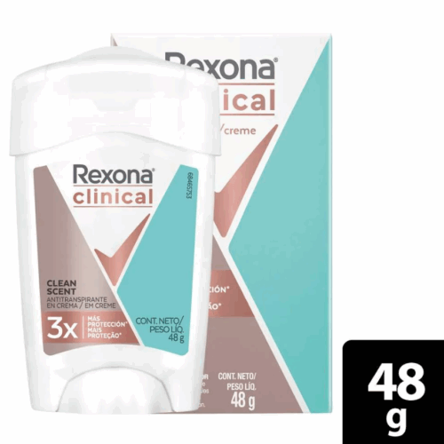DESODORANTE REXONA CLINICAL CLEAN SCENT X 48 GR