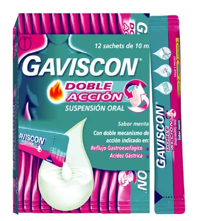 GAVISCON DOBLE ACCION X 12 SACHETS
