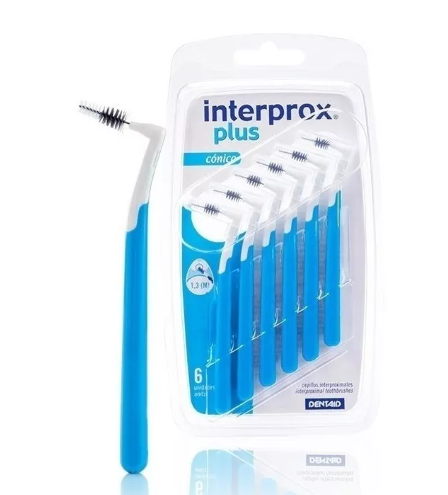 CEPILLO INTERPROX PLUS CONICO AZUL