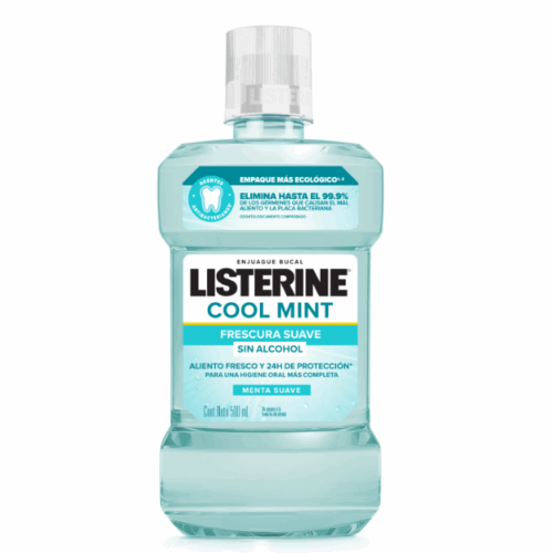 LISTERINECOL MINNT ZERO X 500 ML