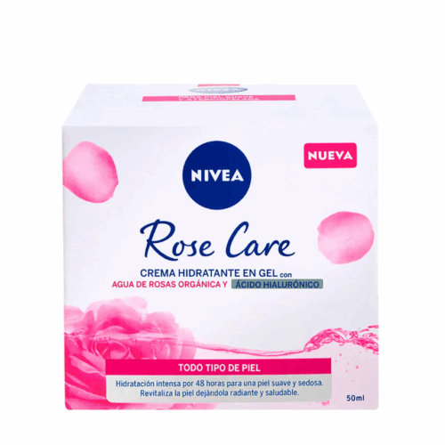 NIVEA CREMA HIDRATANTE EN GEL  ROSE CARE X  50 ML