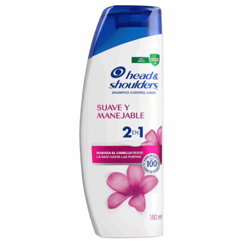 HEADS SHOULDERS SHAM 2EN1 SUAVE Y MANEJ X 180 ML