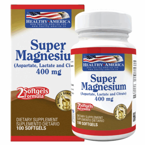 SUPER MAGNESIUM 400 MG X 100 SOFTGELS
