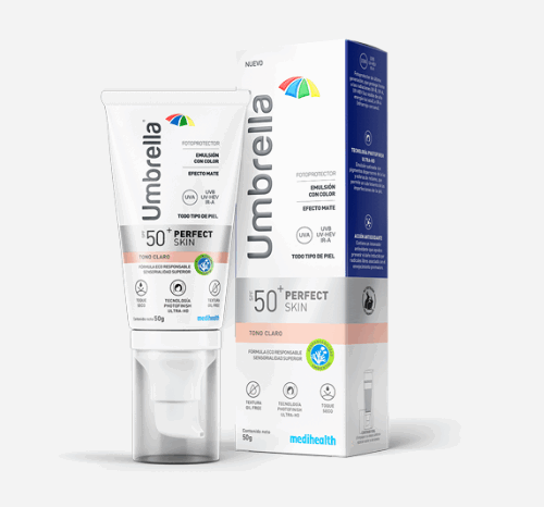 UMBRELLA PERFECT SKIN TONO CLARO SPF 50 X 50 GR