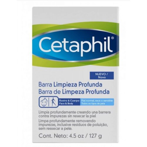 CETAPHIL JABON  BARRA LIMPIEZA PROFUNDA X127GR