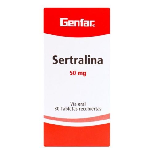 SERTRALINA 50 MG X  30 TABL RECU