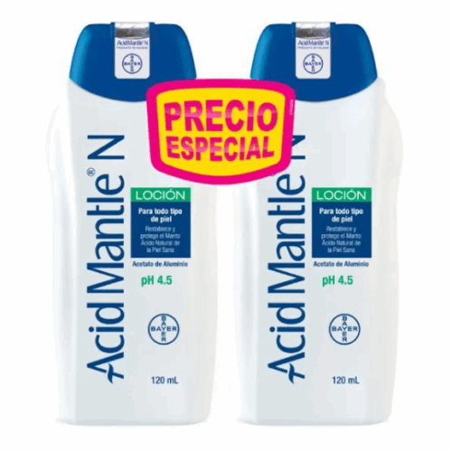 ACID MANTLE X 120 ML 2 X 1