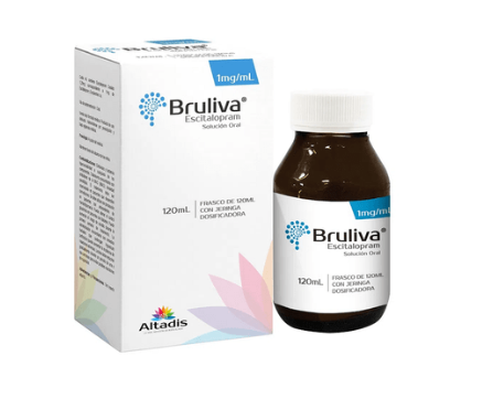 ESCITALOPRAM  1MG  FRASCO X  120 ML(BRULIVA)