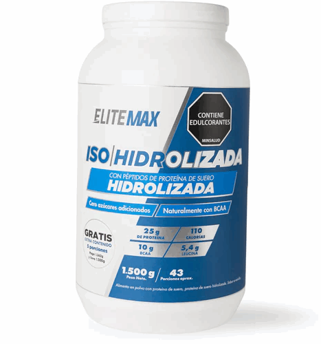 ELITE MAX ISO HIDROLIZADA VAINILLA X 1500G