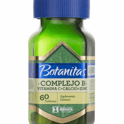 COMPLEJO B + CALCIO + VITAMINA C + ZINC X 60 TAB