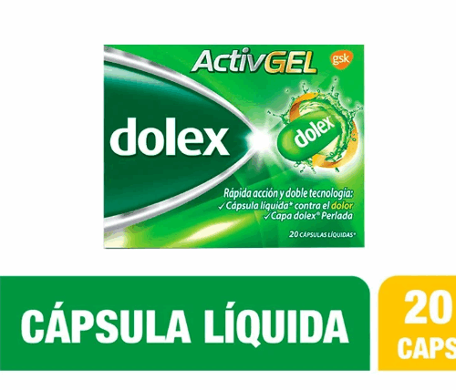 DOLEX ACTIVE GEL X 20 CAP