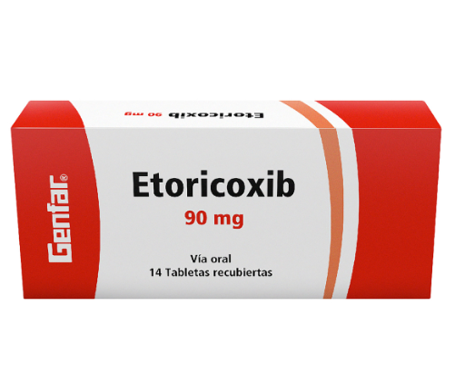 ETORICOXIB 90 MG X 14 TBL