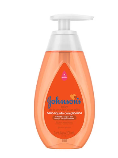 BAÑO LIQUIDO JOHNSONS CON GLICERINA X 200ML