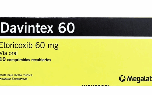 DAVINTEX 60 MG X 10 COMPR RECUB(ETORICOXIB)