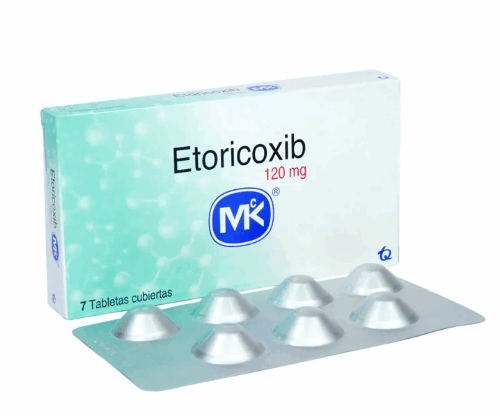 ETORICOXIB 120 MG X 7 TAB RECUBIERTAS