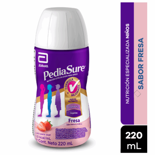 PEDIASURE LIQ  FRESA X 220 ML