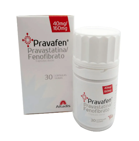 PRAVAFEN 40 MG/160 MG  FCO X 30 CAP DURAS