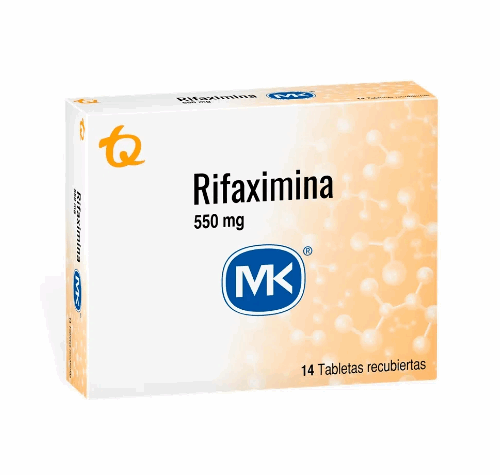 RIFAXIMINA 550 MG X 14 TABLETA RECUBIERTA